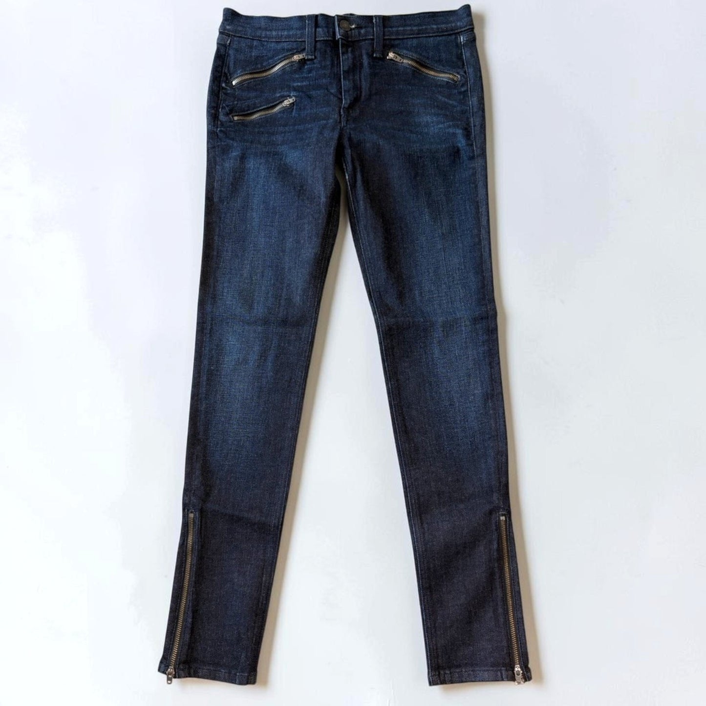 rag & bone Kensington Skinny Ankle Zip Jeans Size 28