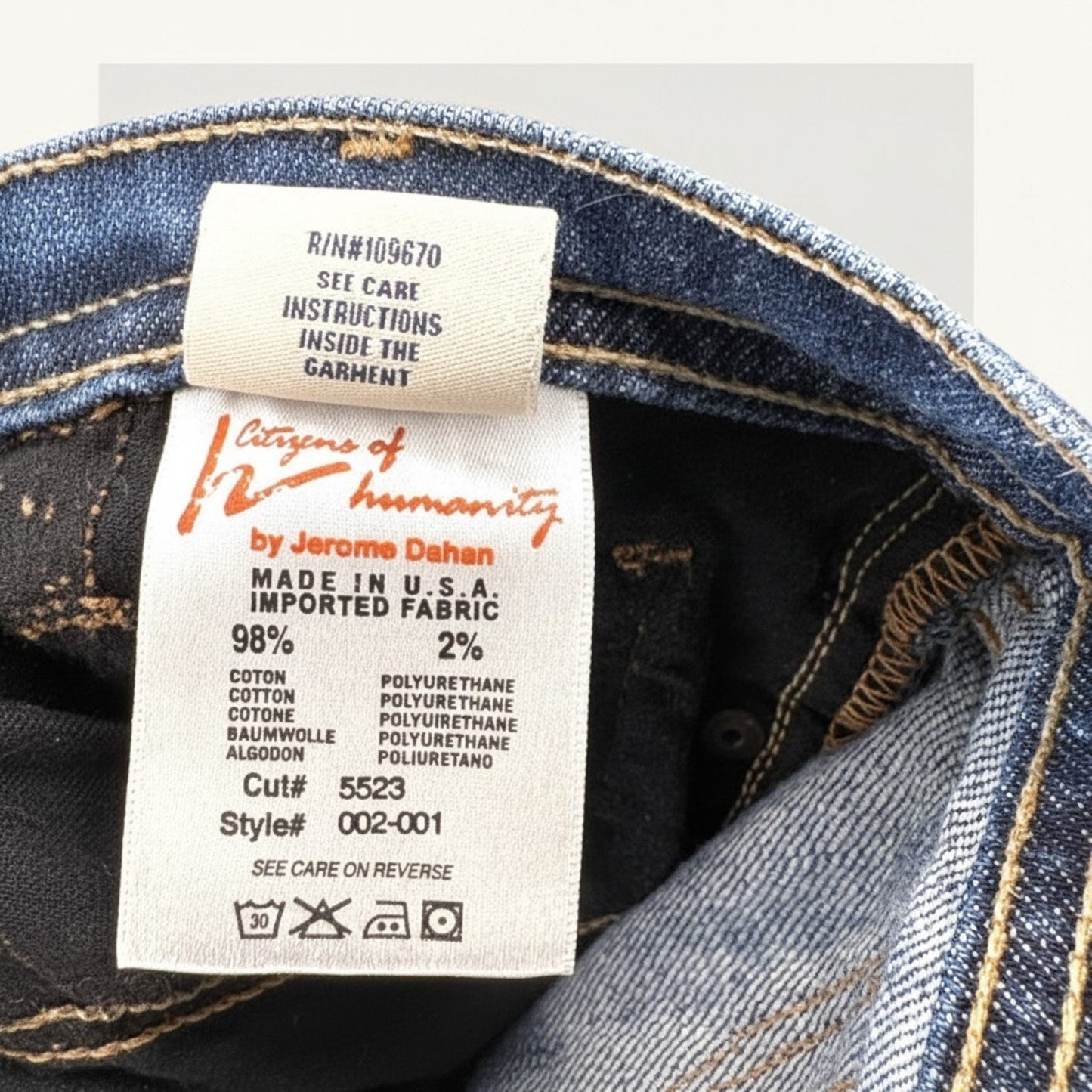Citizens of Humanity Ingrid #002 Low Waist Flare Jeans Size 30