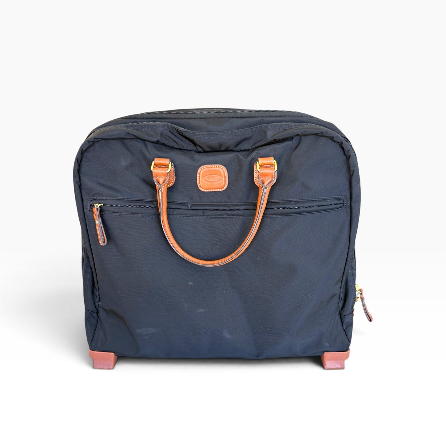 Bric's Navy Wheeled Briefcase Pilot Case
