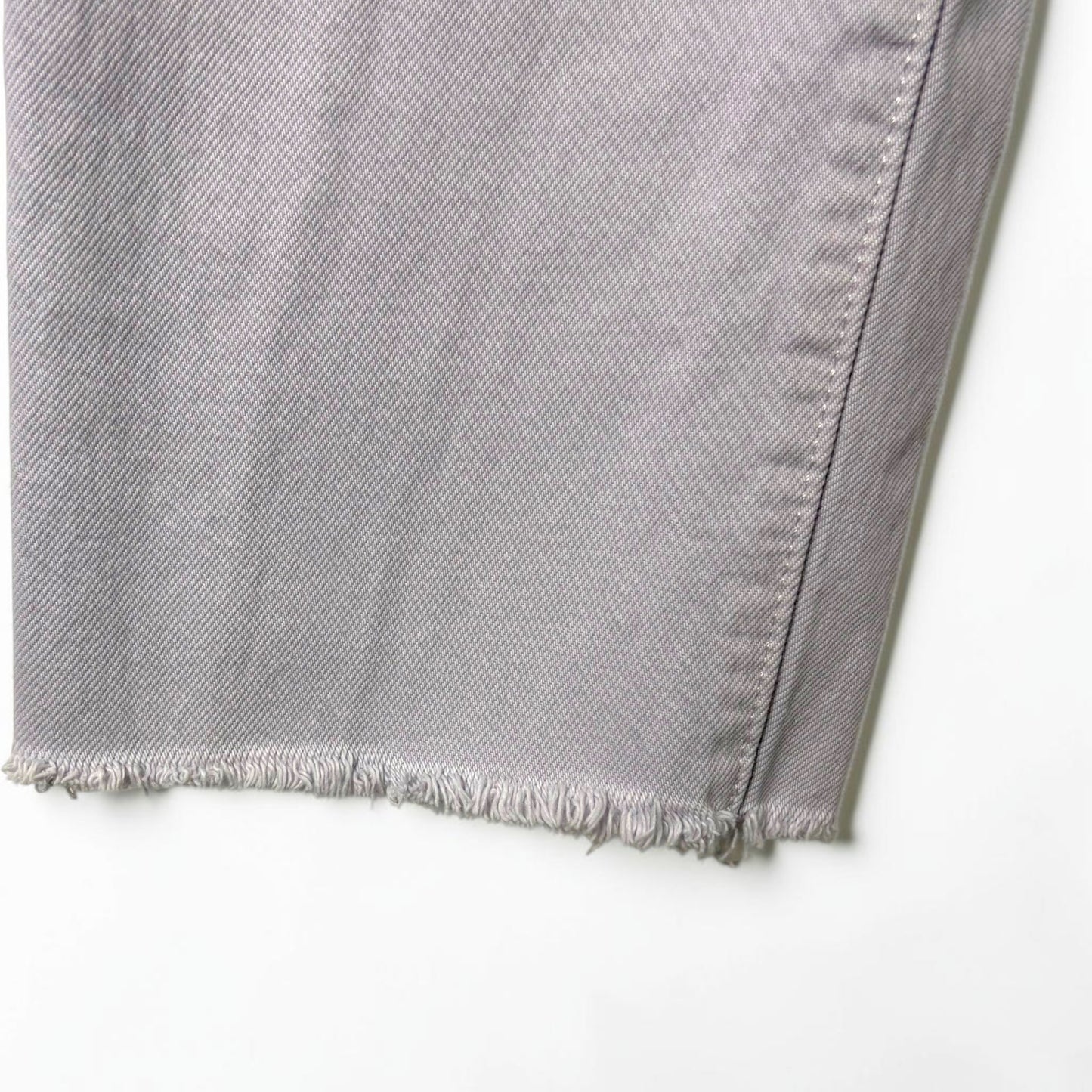 Levi's 501 Lavender Cropped Jeans — Raw Hem, W32/L26