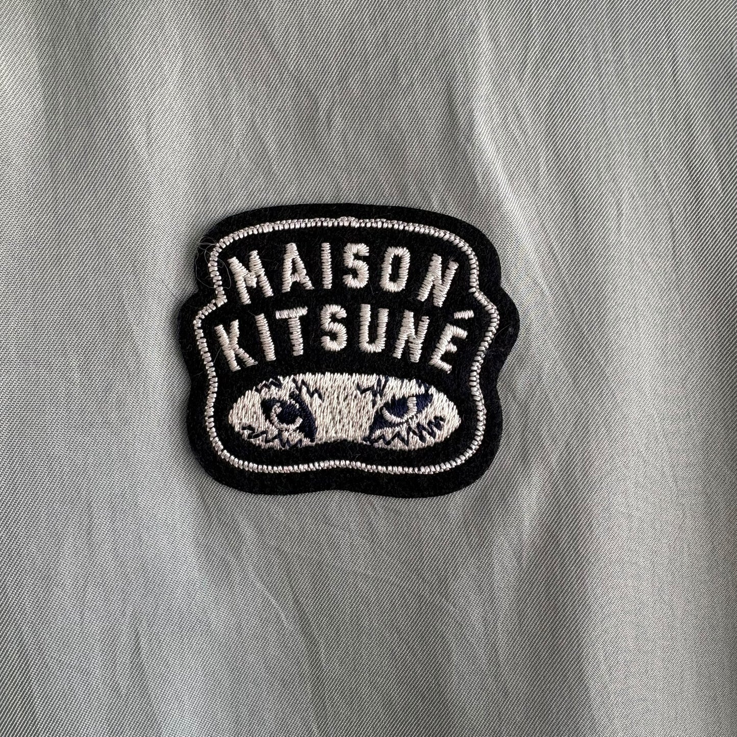 Maison Kitsuné Cupro Reversible Bomber Jacket — Size S