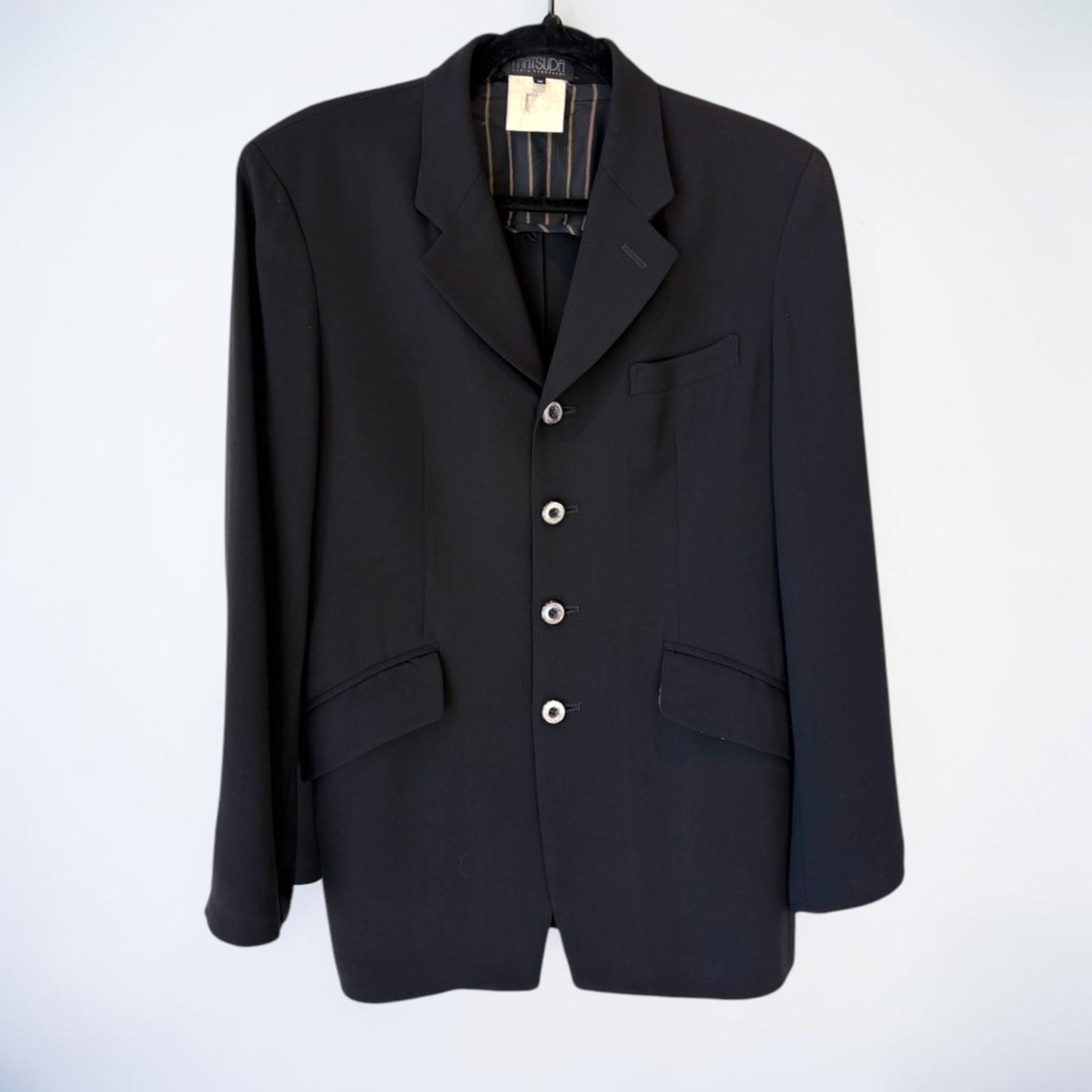 Vintage Matsuda by Yukio Kobayashi Wool Pinstripe Blazer — Size 38
