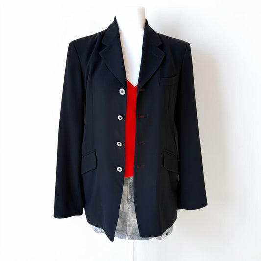 Vintage Matsuda by Yukio Kobayashi Wool Pinstripe Blazer — Size 38