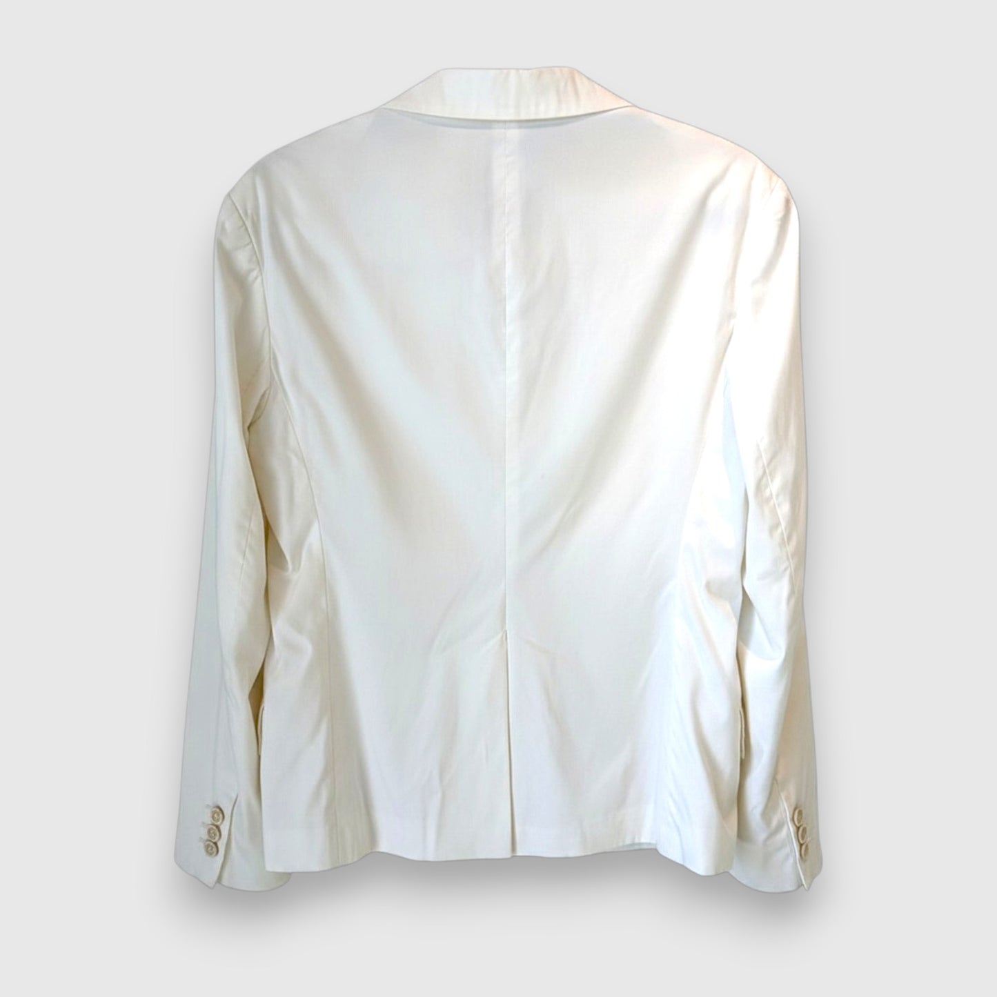 Prada Vintage Structured White Cotton Blazer