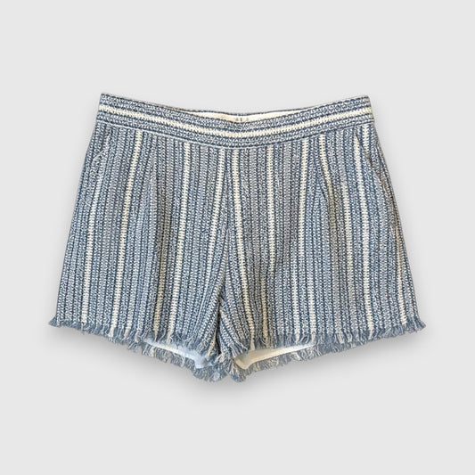 Purotatto Blue Striped Metallic Detail Shorts—NWT