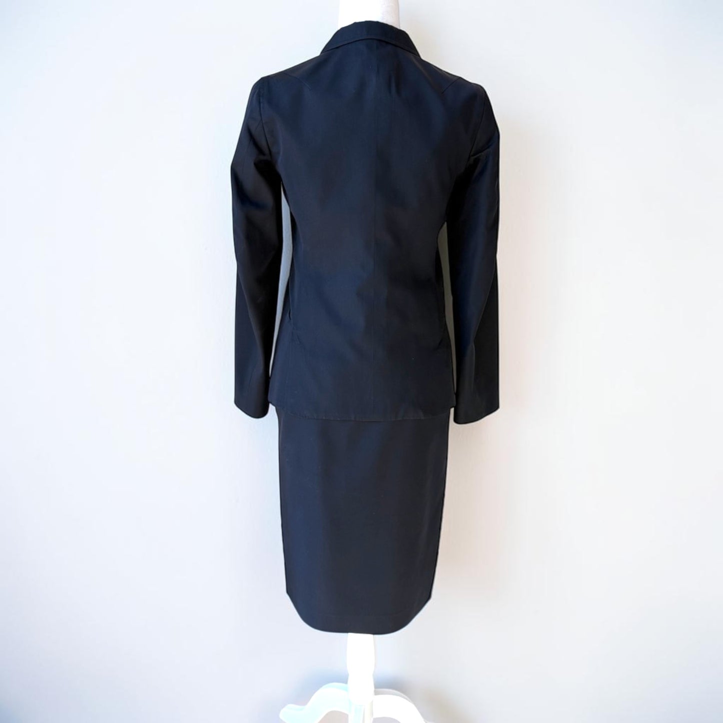 Vintage Jil Sander Silk Blazer & Skirt Suit — Size 34