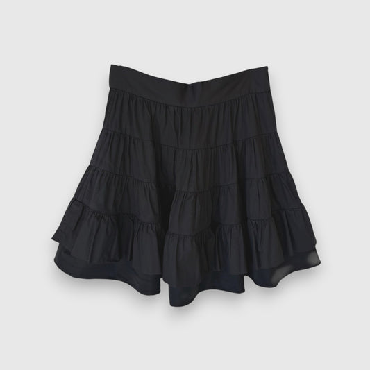Sandro Black Puffy / Tiered Volume Skirt