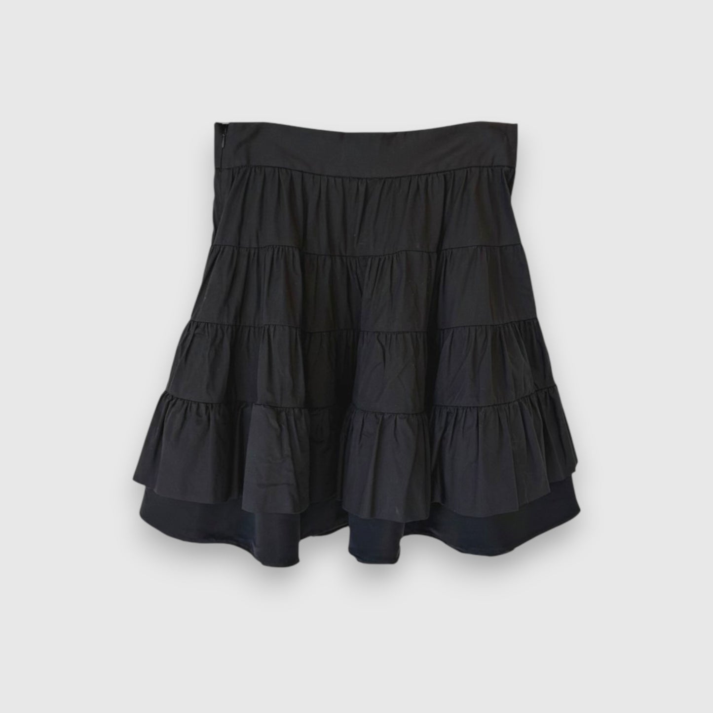 Sandro Black Puffy / Tiered Volume Skirt