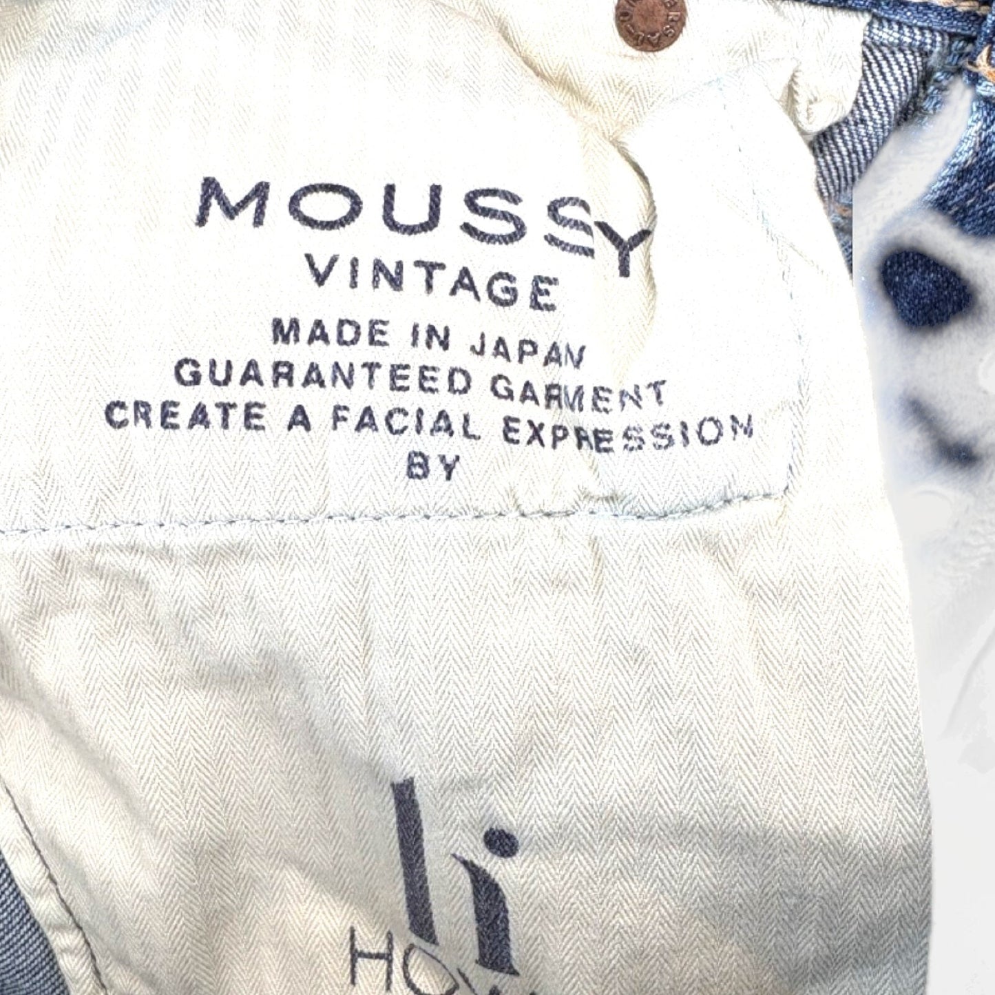 MOUSSY Vintage Howa Straight Leg Denim Jeans Size 25