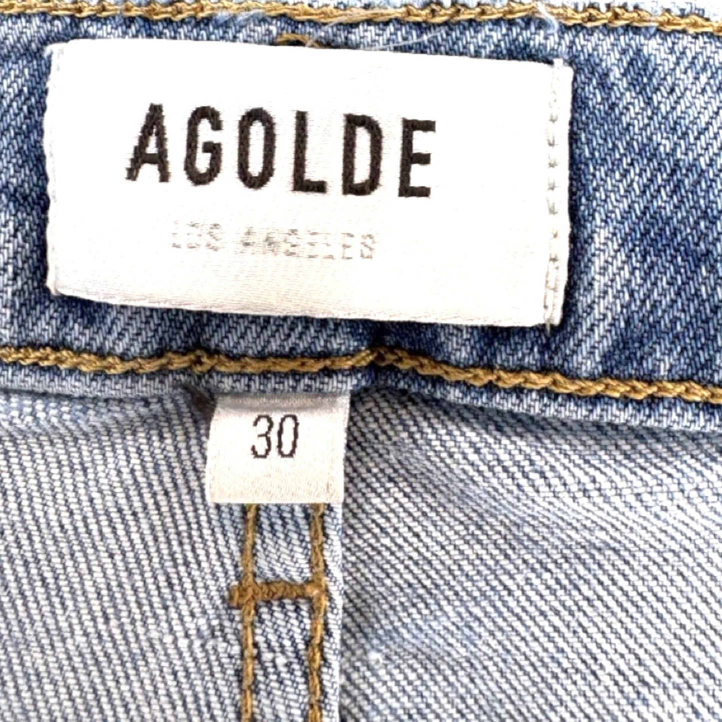 AGOLDE Kye Mid Rise Straight Crop Jeans Size 30