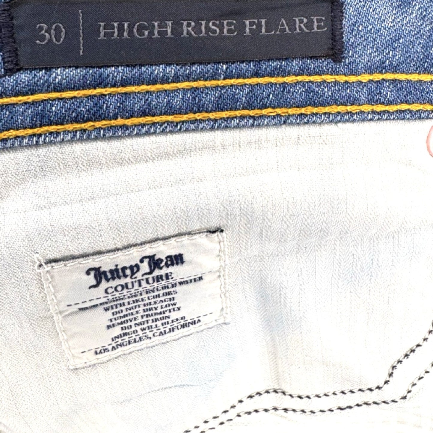 Juicy Couture Y2K Juicy Jean High Rise Flare Jeans Size 30