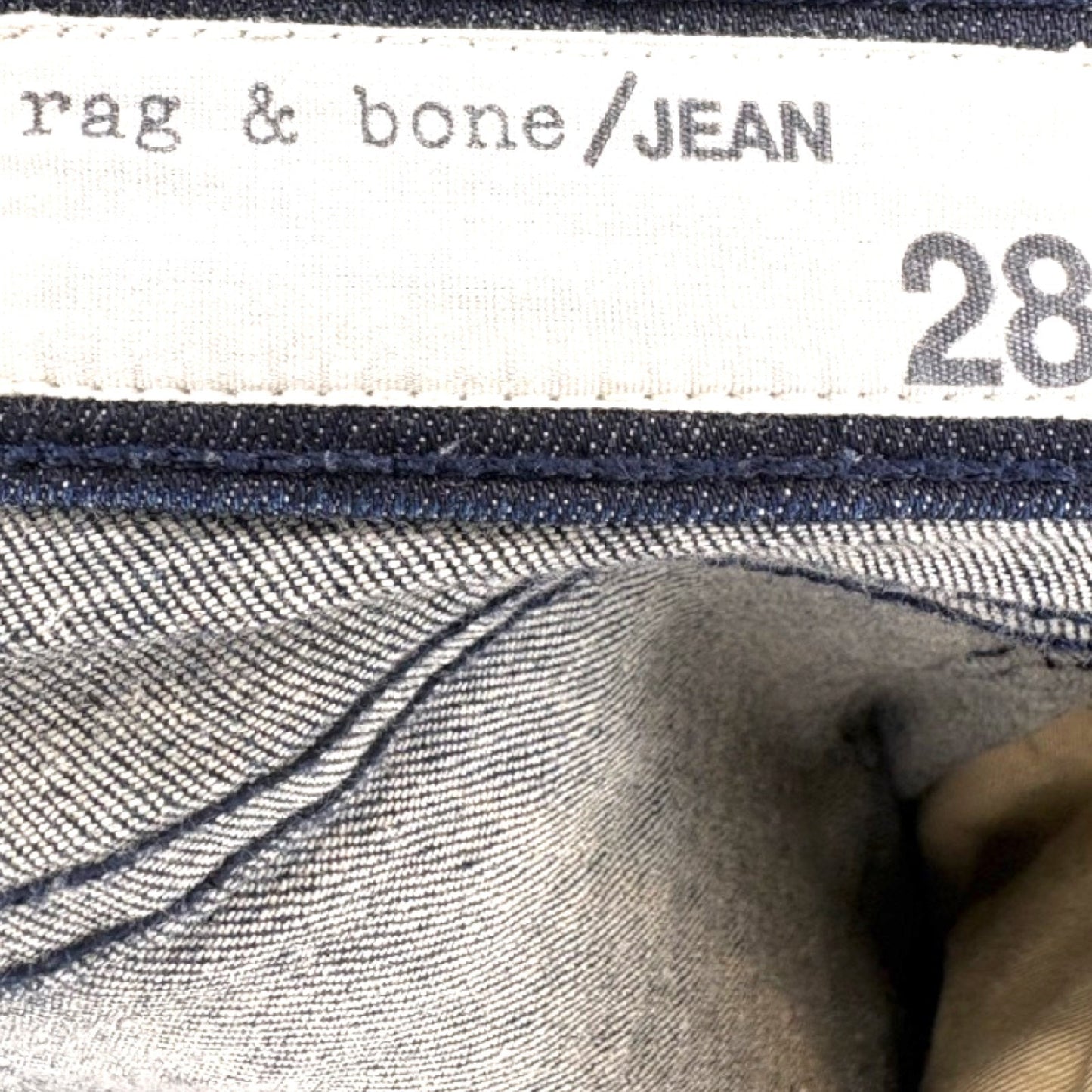 rag & bone Kensington Skinny Ankle Zip Jeans Size 28